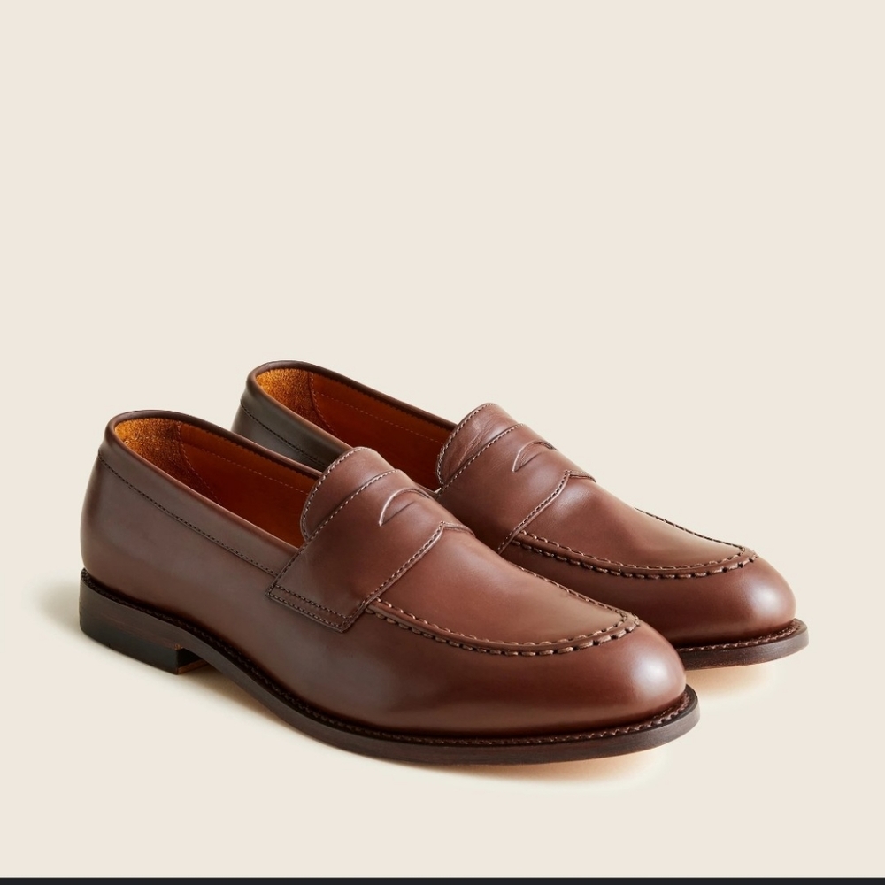 J.Crew Ludlow Leather Penny Loafers Shoes 11.5